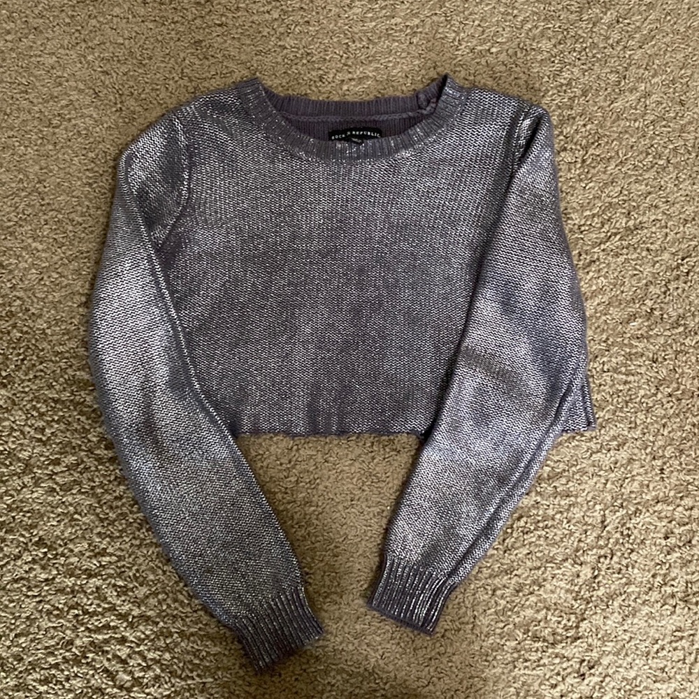 Rock and republic long sleeve crop